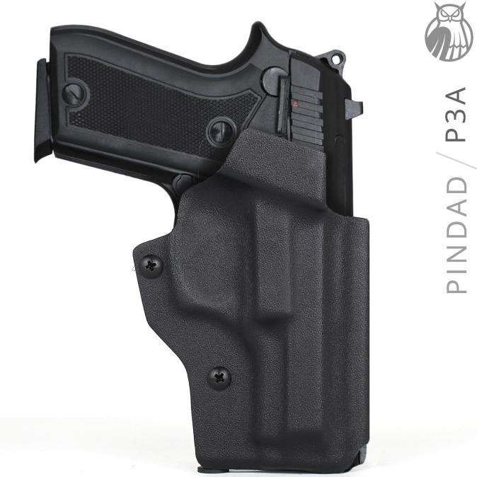 BARANG BARU Kydex Holster Pindad P3A OWB Outside Waistband Pax Dynamics