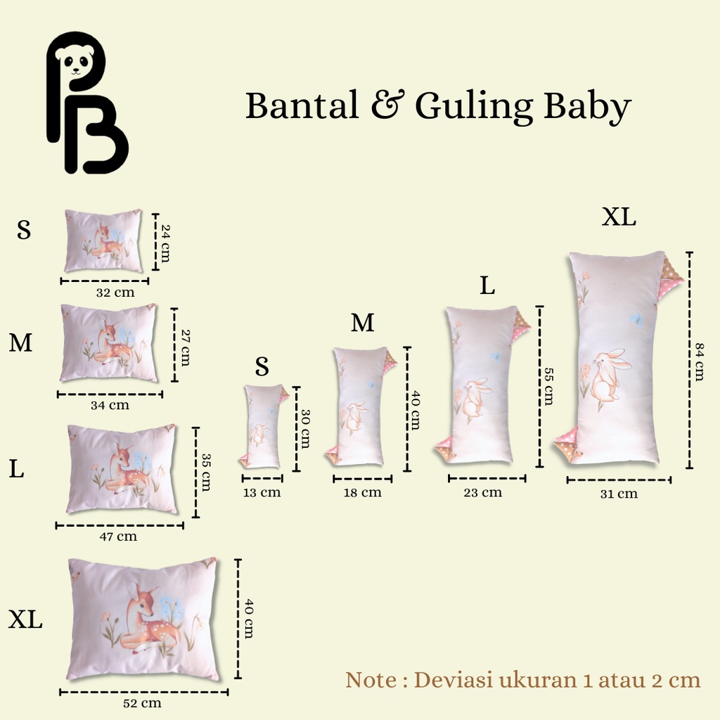 Precious Baby | Bantal Bayi Premium | Size M | Microfiber Impor | Bisa Pilih Motif | Bantal Baby | Baby Pillow | Bantal Anak | Pillow Kids | Bantal Precious Baby