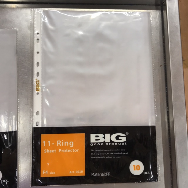 

F4 Sheet Protector 11 ring (10lembar)