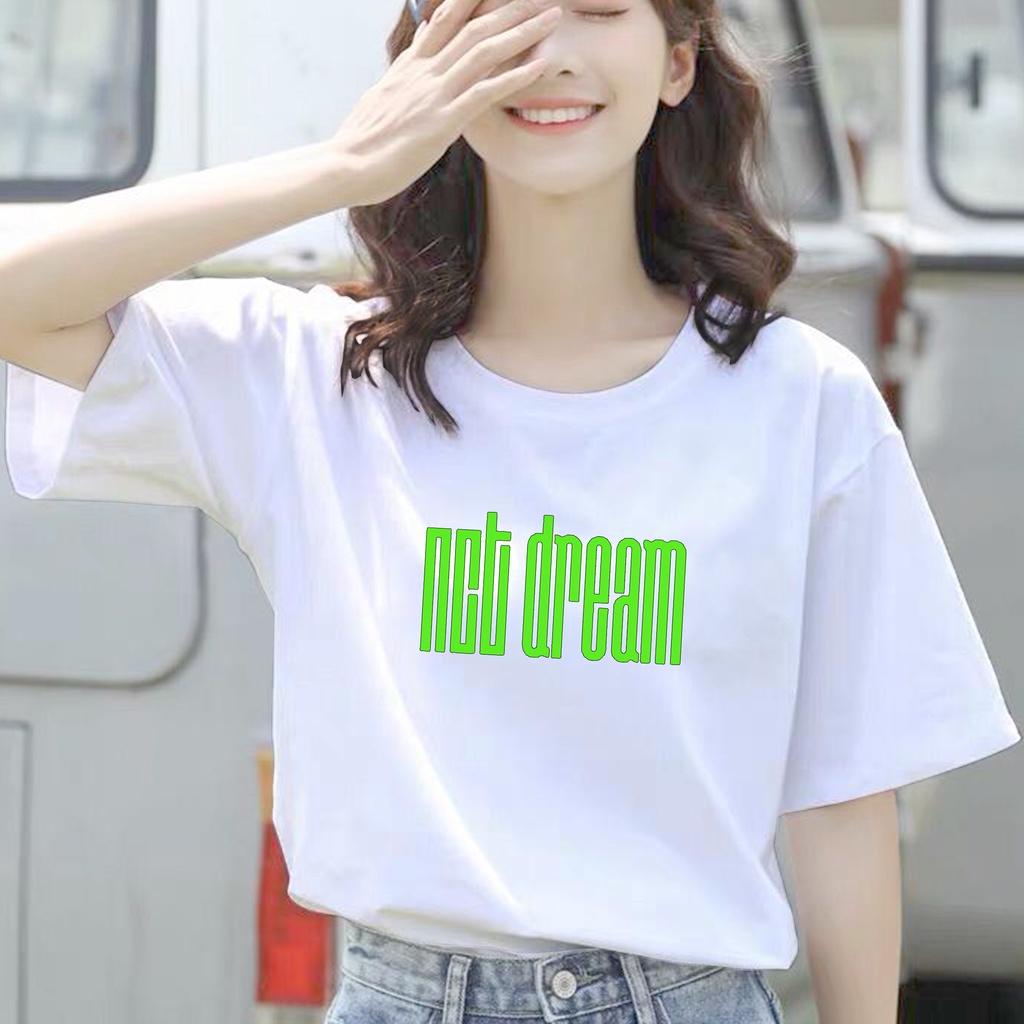 CALVIERO SHOP - BAJU KAOS ATASAN WANITA PRINT LOGO NCT DREAM