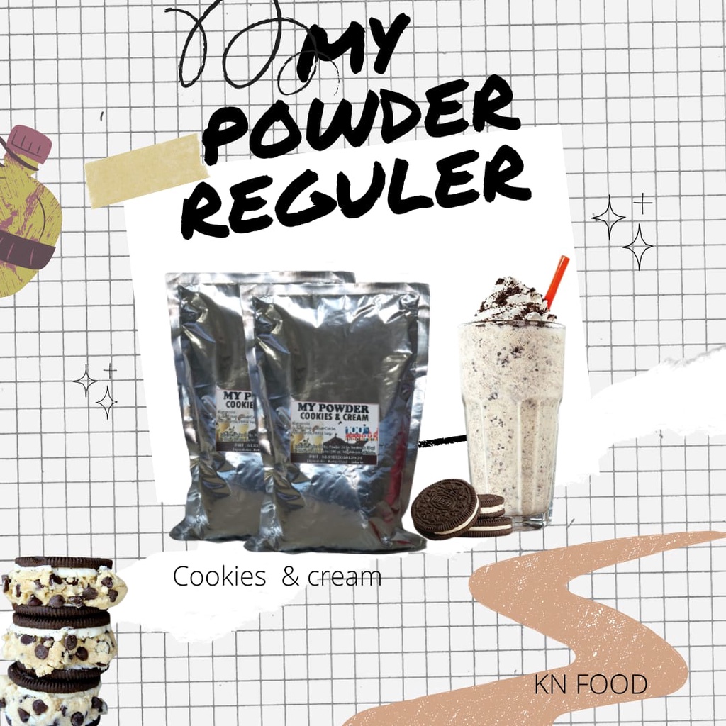 

Bubuk Minuman MY Powder Cookies & Cream 1kg