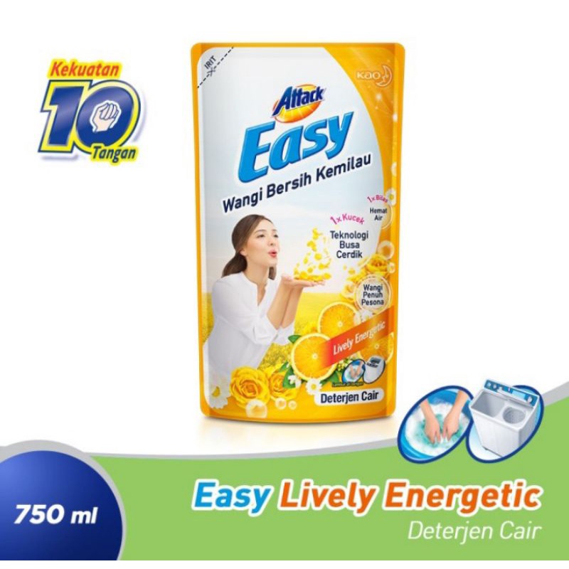 Attack Easy Lively Energetic 750ml
