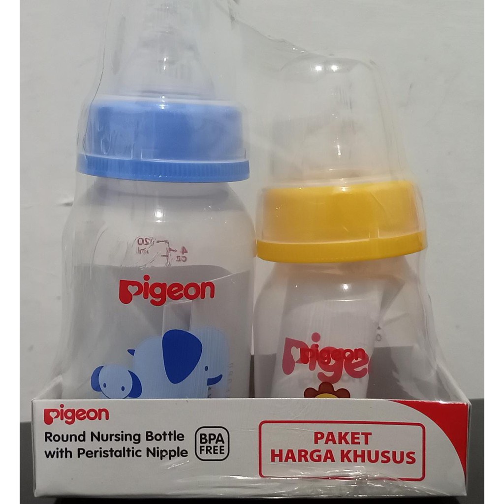 Pigeon Botol Susu Bayi 50ml , 120ml , 240ml / Botol Assorted PP Standard botle eco anti sedak , Botol Paket,(Botol Susu Pigeon) Botol Dodo sport Handle cup