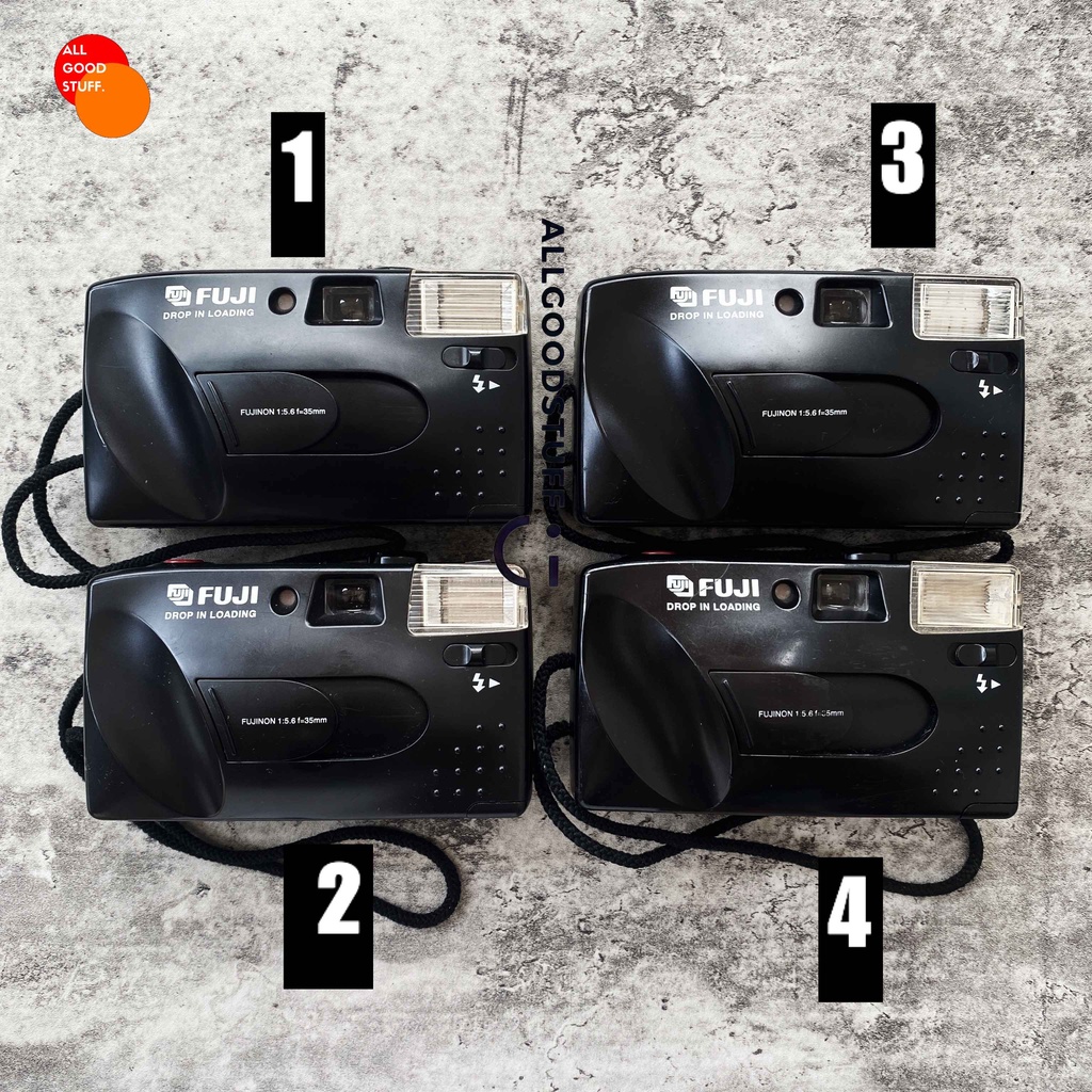 KAMERA ANALOG - FUJI ZIPP / FUJI FLEZZ / NOVACAM I / FUJI STARR / FUJI COMETA / FUJI MDL 9 / FUJICA M1 KAMERA ANALOG SAKU REUSABLE MURAH 35M MULUS ROLL FILM-FUJI MDL 5