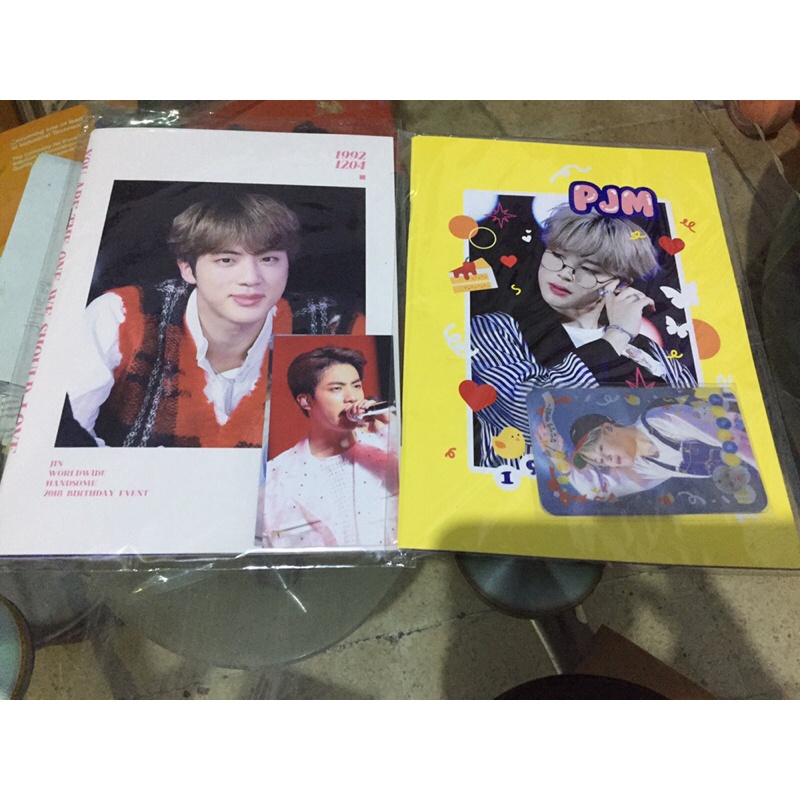 BTS JIN JIMIN PROJECT FREE MINI PHOTOBOOK BY FANSITE