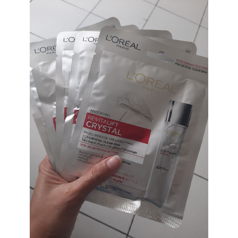 Loreal Revitalift CRYSTAL Sheetmasks