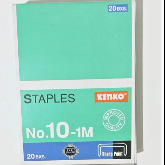 

Promo Staples (Refill) Kenko No. 10 Pack Isi 20 Trendi