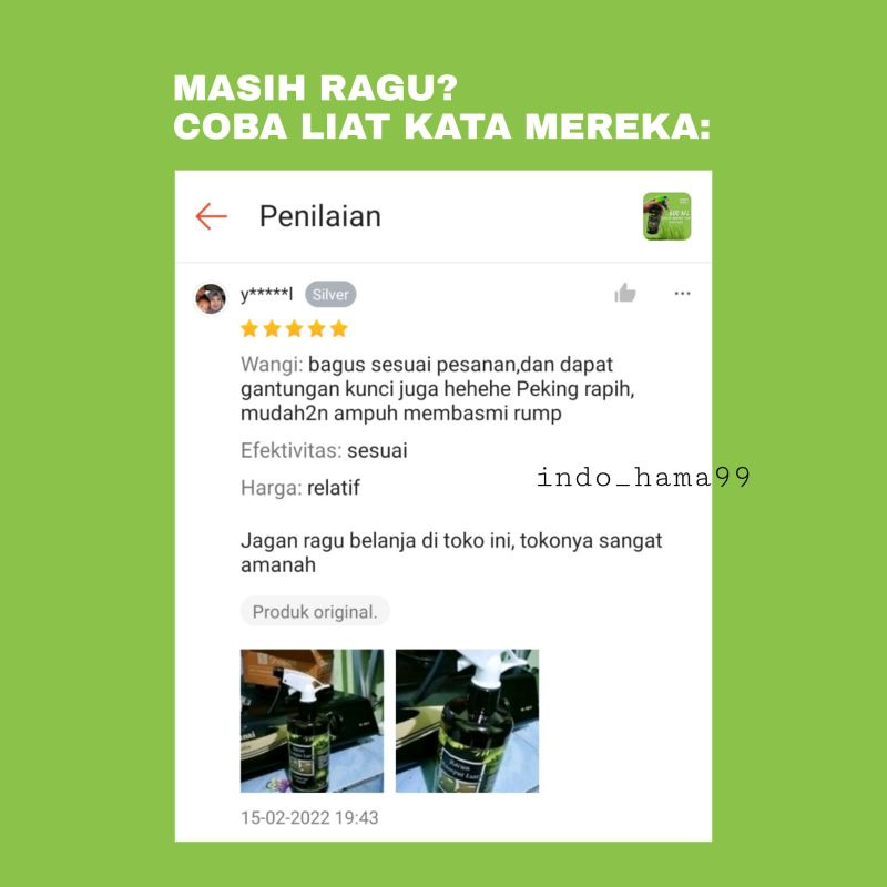 SIAP PAKAI PEMBASMI SAMPAI AKAR AKARNYA HAMA RUMPUT LIAR DAN ILALANG KEMASAN 500ML