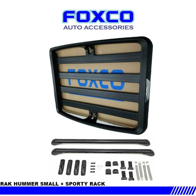 Paket Kaki Roof Rack + Rak Bagasi Atas Mobil All New Rush 2018