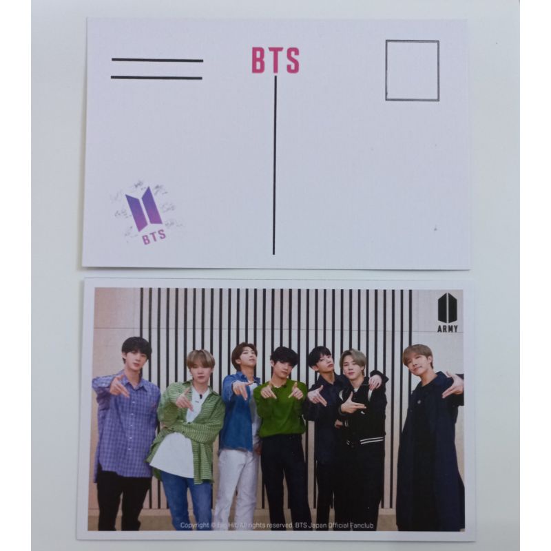 

POSTCARD BTS ARMY