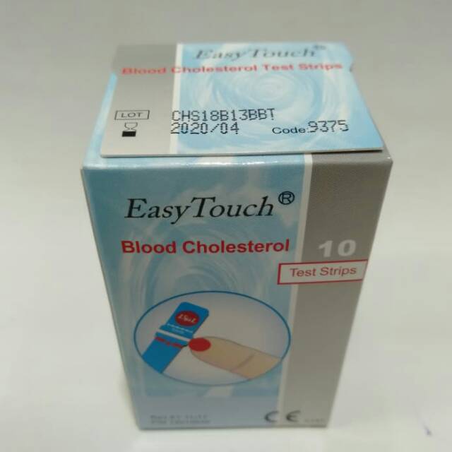 Strip easy touch cholesterol / strip kolesterol / strip gcu
