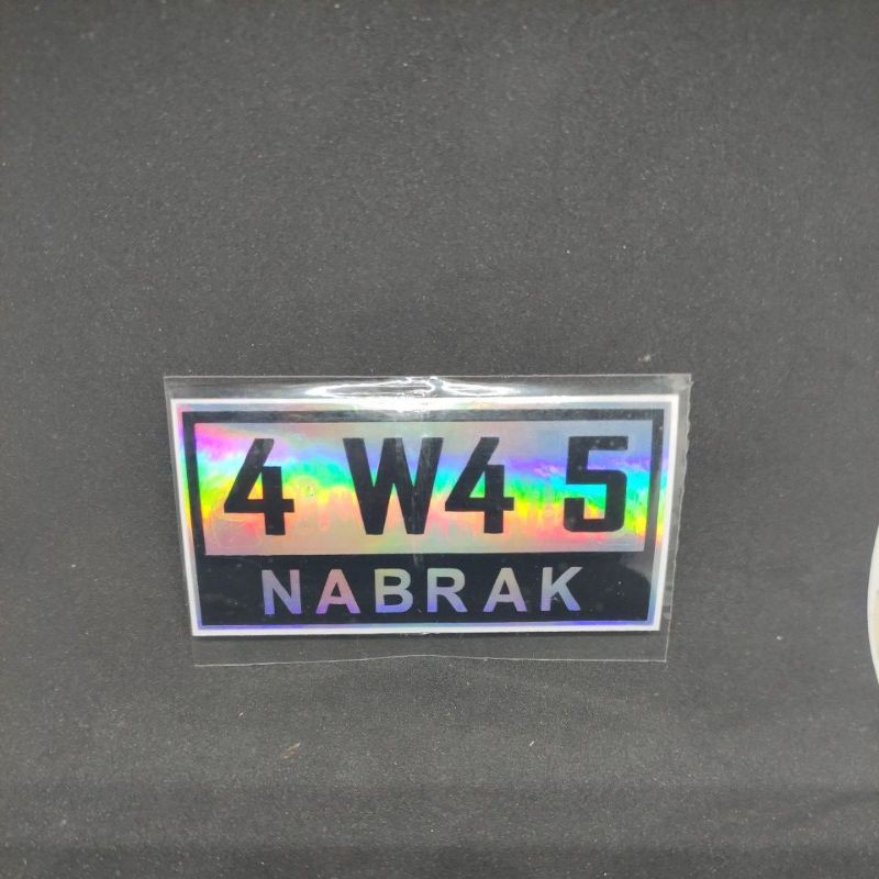 stiker cutting awas nabrak - cutting stiker awas nabrak