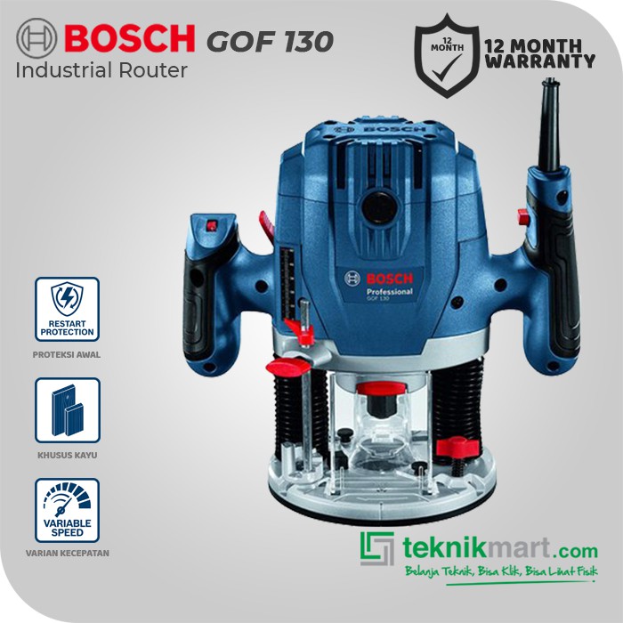 Bosch Industrial Router / Mesin Router Listrik 1300Watt GOF 130