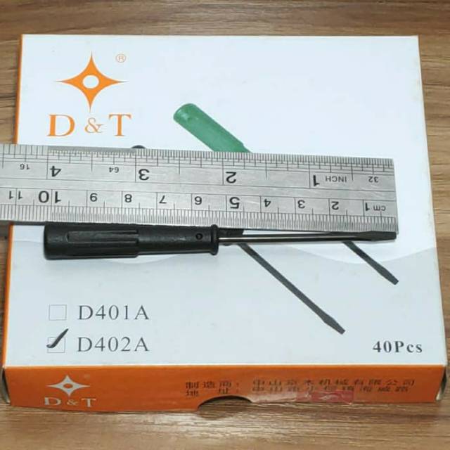 Obeng / Screwdriver D&amp;T Min 2,5mm x 50mm