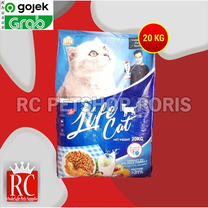 [GOSEND] Life Cat Makanan Kucing Premium 20 Kg