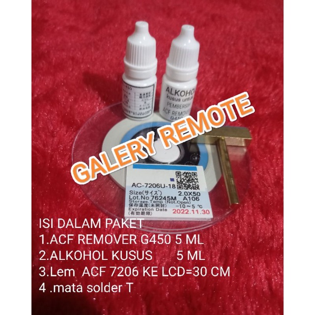 Jual Paket Lem Acf Ac Perekat Fleksibel Cof Kaca Lcd Mata Solder T Untuk Memperbaiki Cof