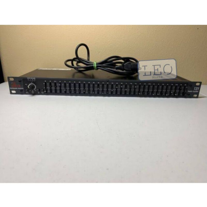 EQUALIZER DBX 131SUB SUBWOOFER SINGLE CHANNEL 31 BAND DBX 131