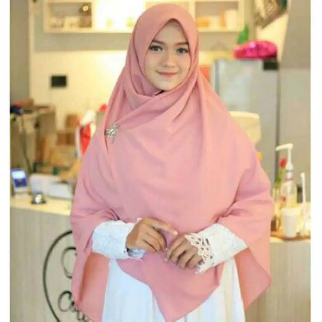 Jilbab segi 4 Jumbo wolfis 150 x 150