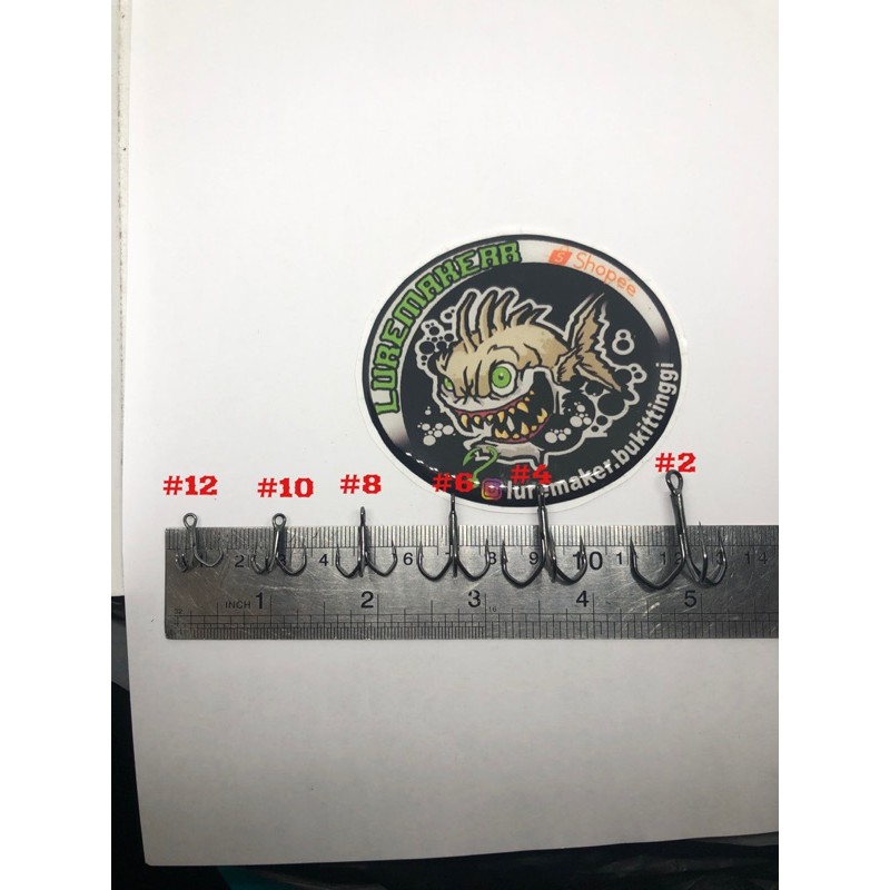 TREBLE HOOK UL TREBLE V HOOX TREBLE TRIBLE HOOK MINNOW MODEL V