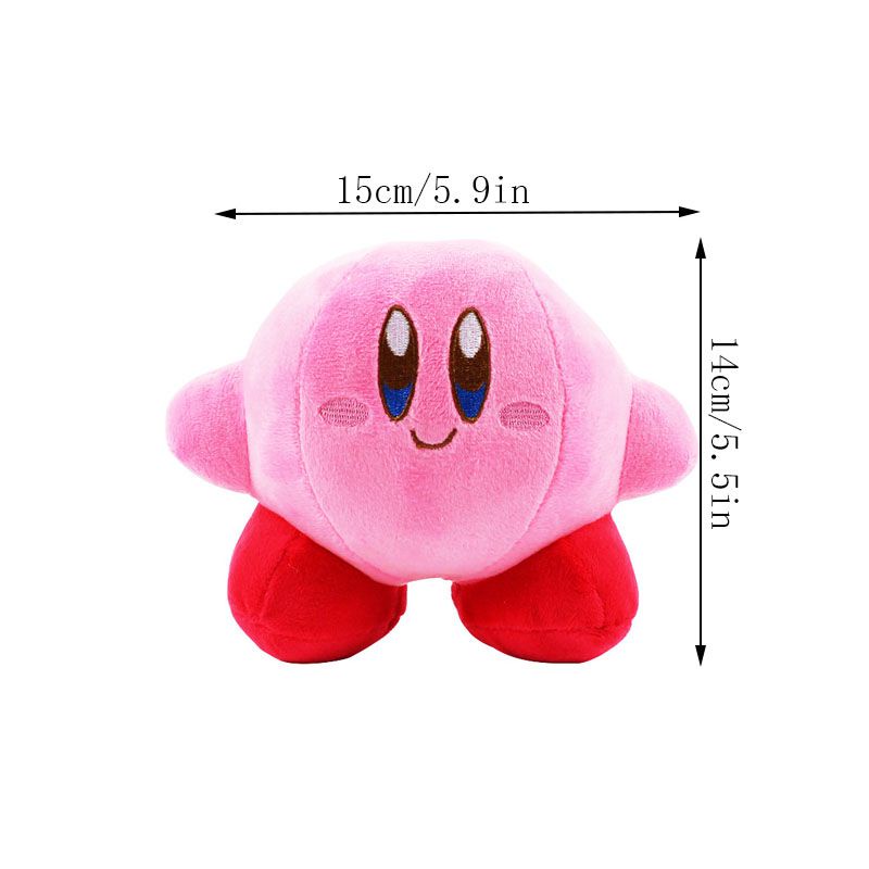 14cm Mainan Kirby Adventure Plush Soft Doll Mini Stuffed Animals Toys Child Gift Home Decoration Boneka