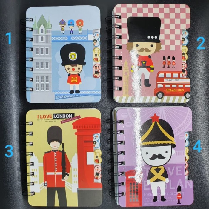 

Limited Notebook London - Buku Tulis London Terbatas