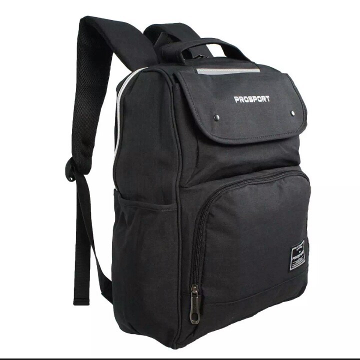 Prosport Tas Ransel Pria dan Wanita Tas Punggung Backpack Original - Black