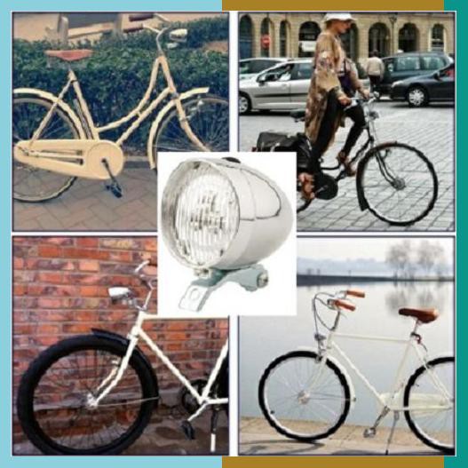 Ontel Led. Lampu Depan Sepeda Brompton Model Classic Vintage Onthel