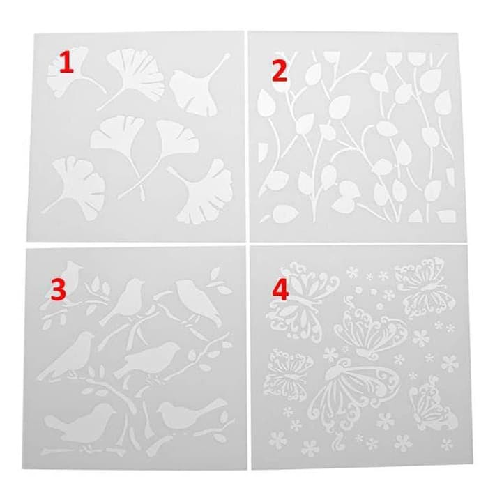 Plastic Stencil - Stensil Dekorasi Motif_GRS02