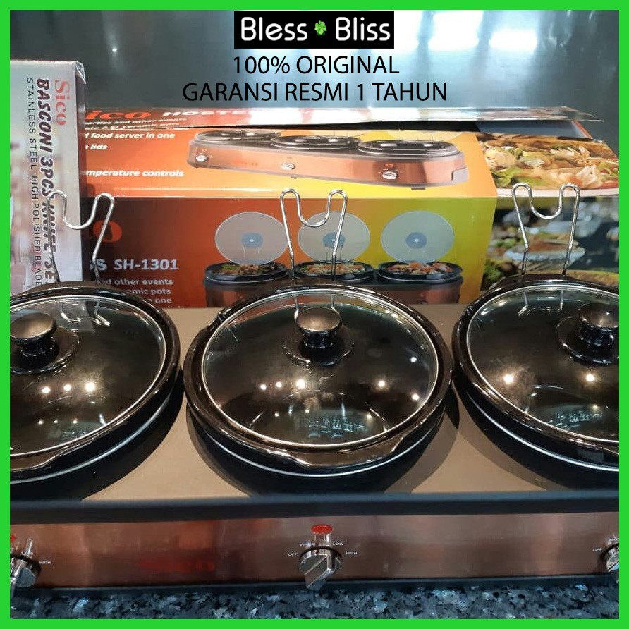 Sico Hamada 3 in 1 Slow Cooker & Food Warmer