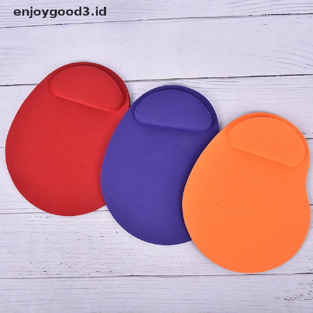 (Dd) Mouse Pad Bahan Karet Anti Slip Dengan Bantalan Pergelangan Tangan Untuk Komputer Pc / Laptop