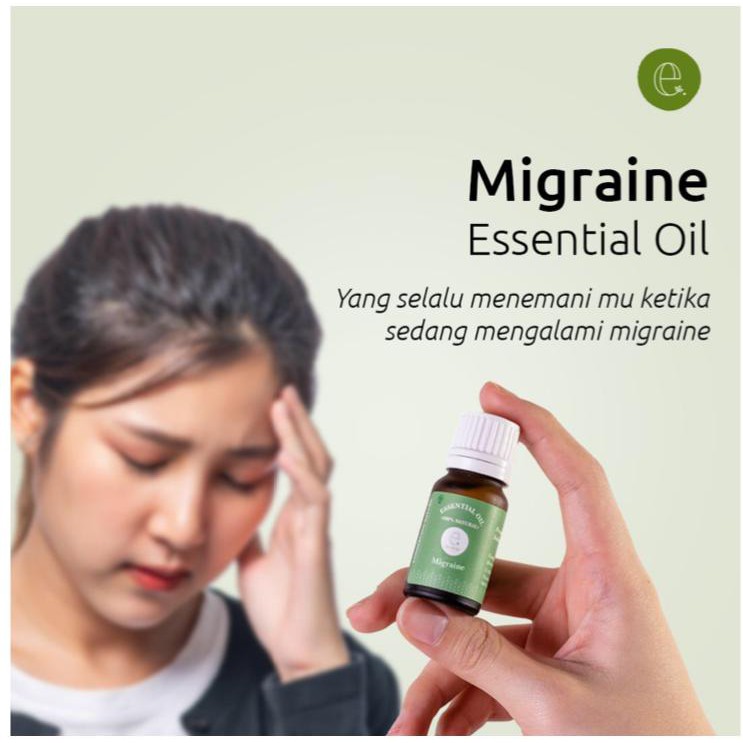 Migraine Essential Oil/  Obat sakit kepala Hirup alami / SAKIT KEPALA