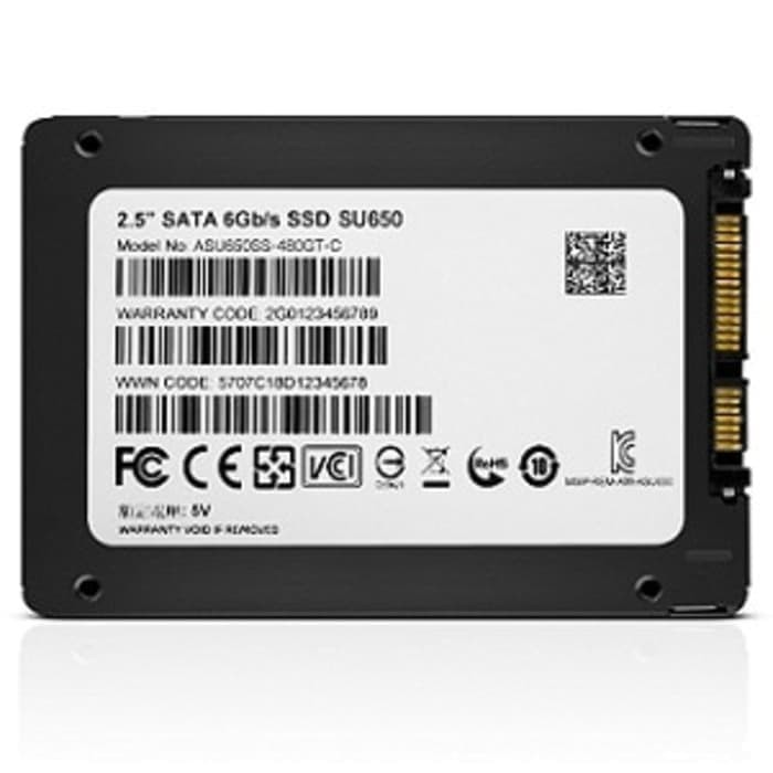 SSD Adata SU650 120GB Sata 3 2,5&quot; - SSD 120GB Sata 3 Adata SU 650