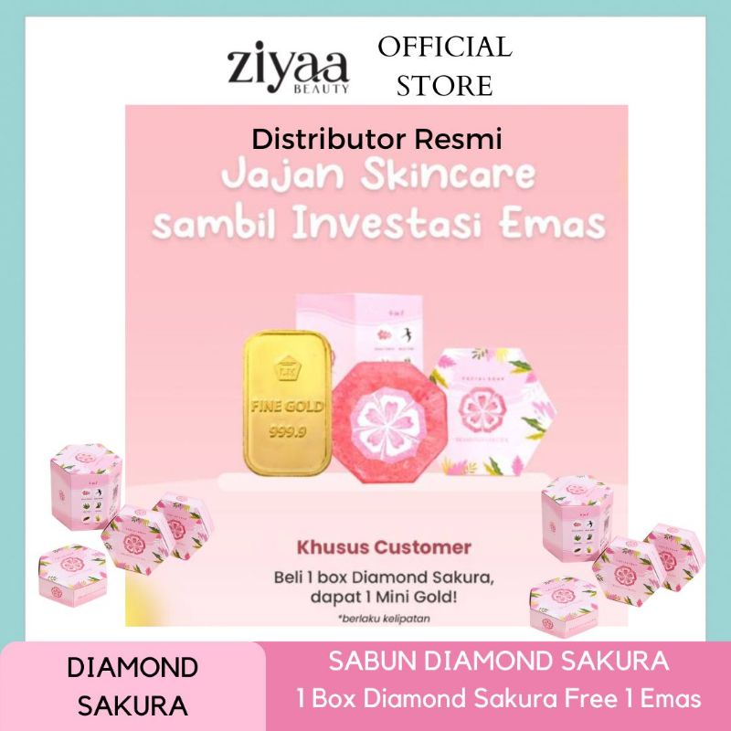 [DIAMOND SAKURA] SABUN DIAMOND SAKURA FACE SOAP || SABUN JERAWAT || DIAMOND SAKURA MBC SKIN || FACE 