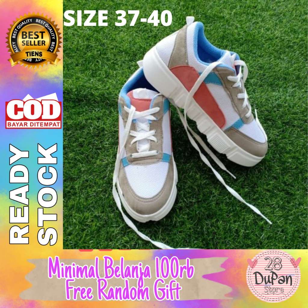 ✅SEPATU KETS DF 427 LS | SEPATU WANITA KETS PUTIH TALI | SEPATU IMPORT MURAH | KETS MODIS