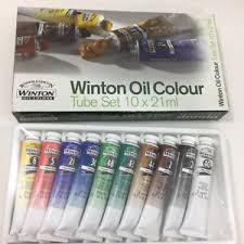 Winsor &amp; Newton Winton Oil Colour Tube Basic 10 Color Set