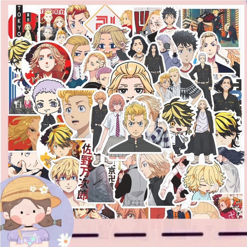 

PROMO50 Pcs / Set Stiker Desain Anime Tokyo Revengers Series 01 Untuk Koper Laptop Skateboard