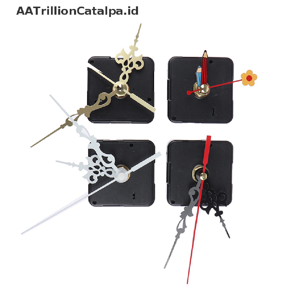 Aatrillioncatalpa Suku Cadang Mekanisme Jam Dinding Quartz DIY