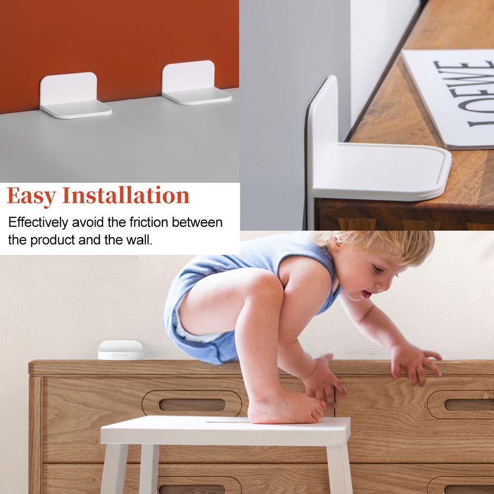 Nanas 2 Pcs/set Anti-Tumpuk Klip Tetap Nyaman Anak-Anak Keselamatan Perawatan Bayi Self-Adhesive Kabinet Lock