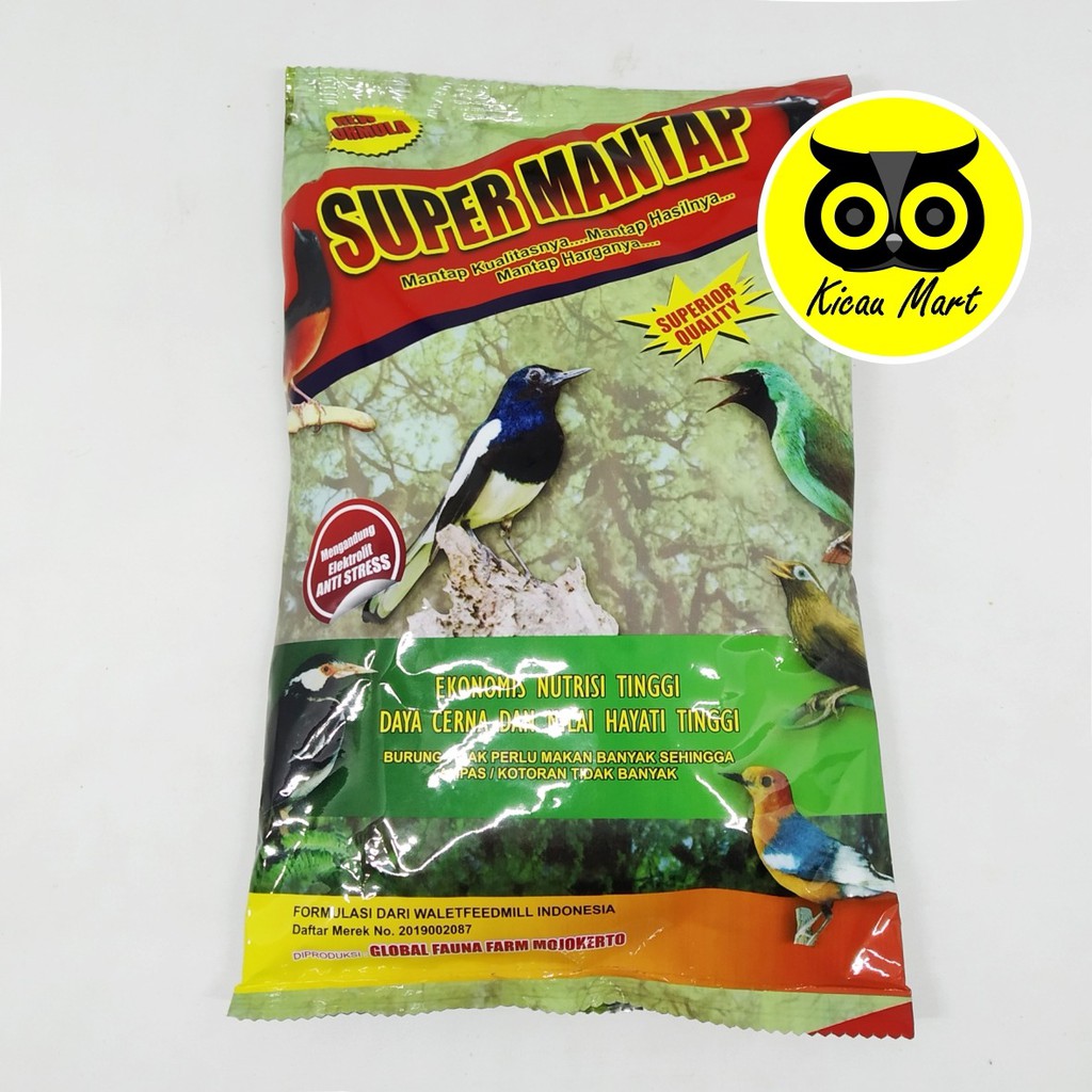 PAKAN SUPERFIT SUPER MANTAP MAKANAN HARIAN VOER PUR BURUNG MURAI KACER GLOBAL FAUNA FARM SUPERMNTP