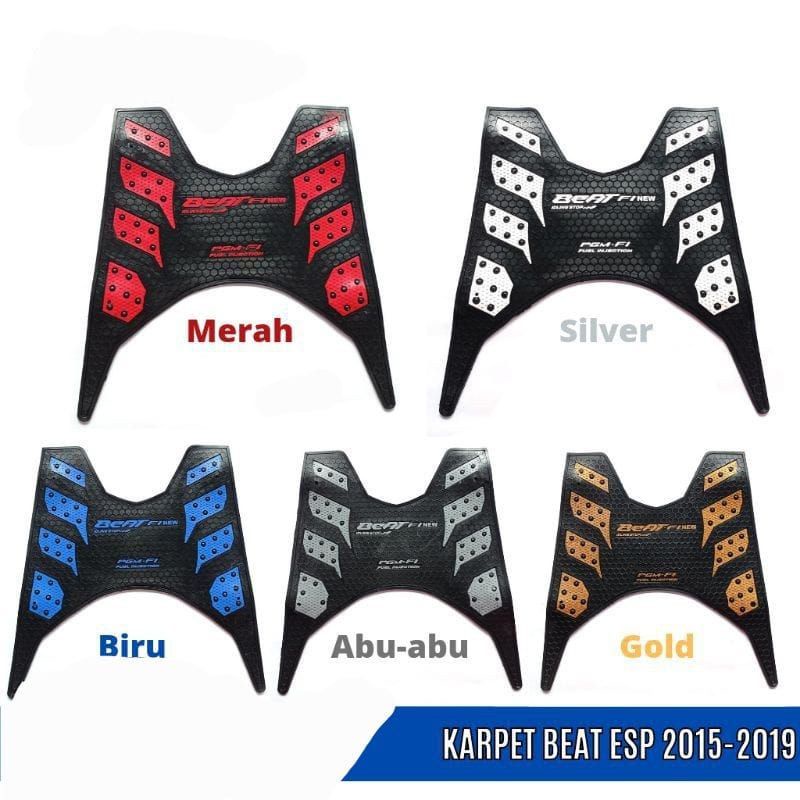 Karpet Karet Alas Kaki Pijakan Kaki Motor Beat ESP Terbaru 2015 Hingga 2019 Termasuk Beat