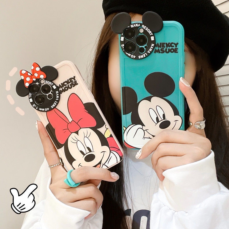 Case Motif Kartun Tikus Untuk IPhone 7 8 Plus 12 13 11 Pro Max X Xs Max Xr Ltsx