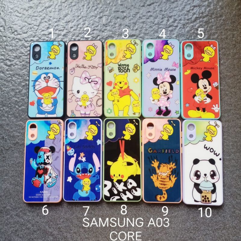 Case gambar Samsung A03 Core motif cewek ( 2 motif ) soft case softcase softshell silikon cover casing kesing housing