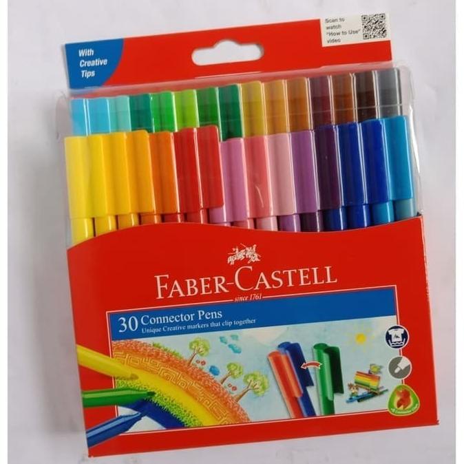 

(BISA COD) Connector Pen Faber Castell 30 Warna SPECIAL Kode 343