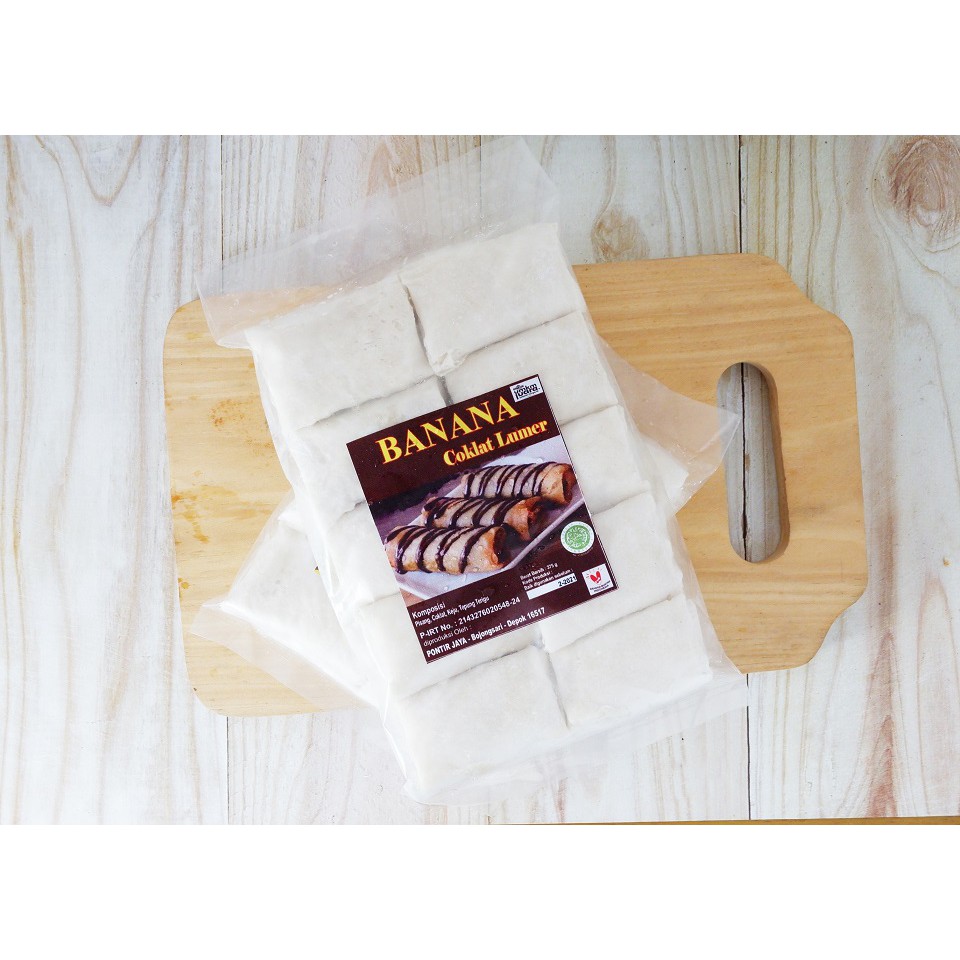 

Pisang Coklat Lumer Goreng