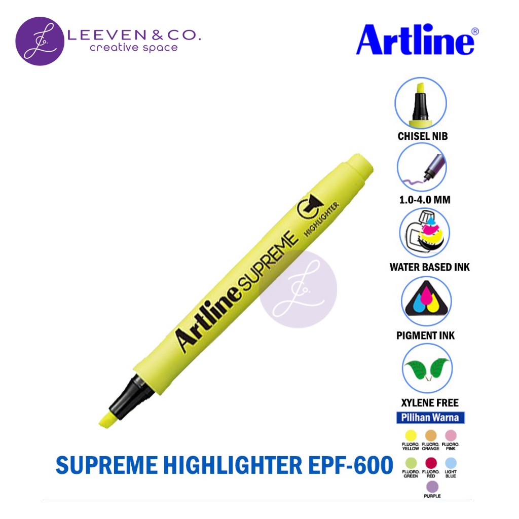 

ARTLINE SUPREME HIGHLIGHTER MARKER EPF-600