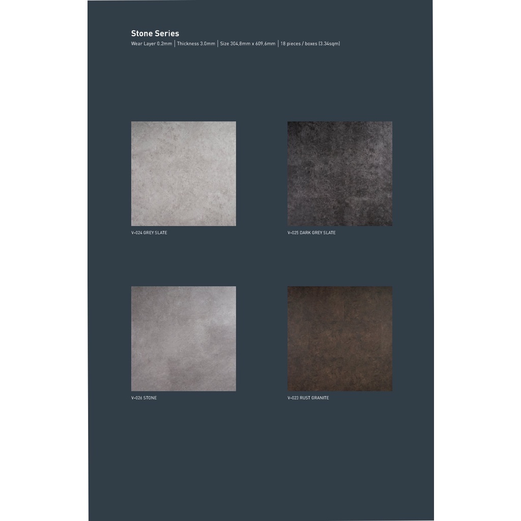 Vinyl Tile Taco Stone 3mm