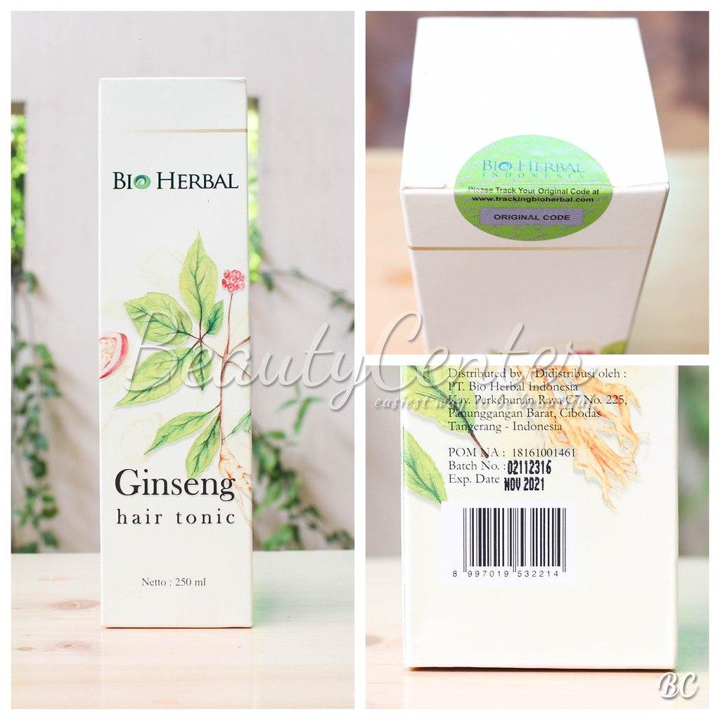 Bio Herbal Hair Tonic/ Bio Herbal Ginseng Hair Tonic BPOM