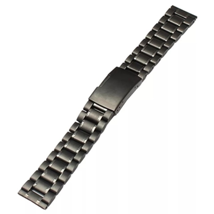 Strap Tali jam tangan Rante hitam stenlisteel