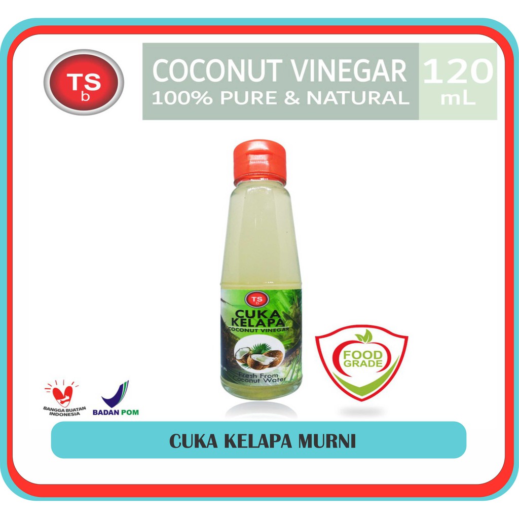 

TSb - Cuka Kelapa/ Coconut Vinegar - 120ml - 410ml - BPOM