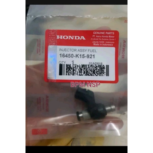 INJECTOR INJEKTOR HONDA SONIC 150R RS 150 100% ORIGINAL AHM